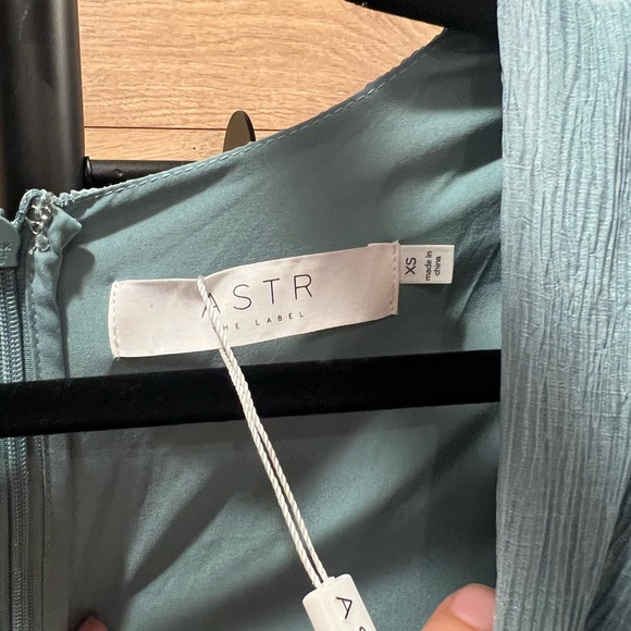 Astr Teal Layered Maxi Dress - Picture 4 of 6